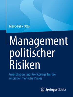 cover image of Management politischer Risiken